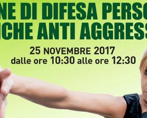 Lezione di difesa personale evidenza