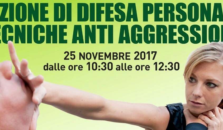 Lezione di difesa personale evidenza