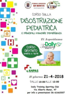 Corso Disostruzione Pediatrica